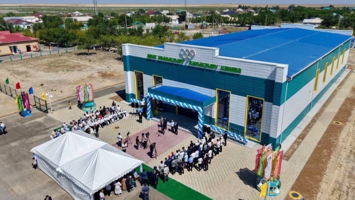 Қызылорда облысында ауыл жастарына арналған заманауи спорт кешені ашылды