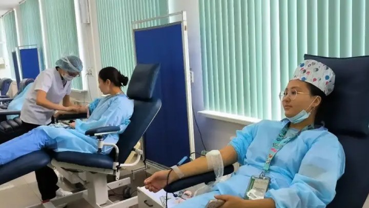 Кейінгі 10 жылда елімізде 1,6 млн-нан астам адам қан тапсырған