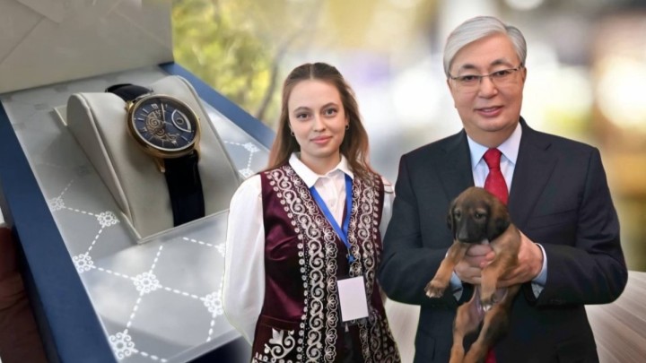 2,9 млн теңге: Қазақстандық қыз Тоқаев сыйлаған сағатты сатылымға шығарды