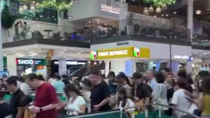 Алматыдағы MEGA-да төтенше жағдай болып, адамдар эвакуацияланды