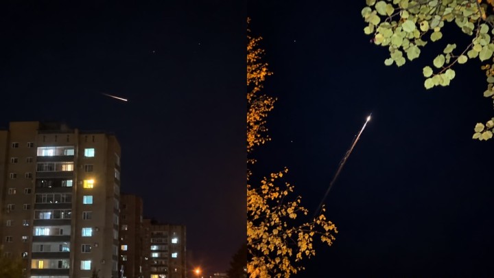 Аспандағы жұмбақ жарық: төрт қаланың тұрғындары ерекше нысанды байқады