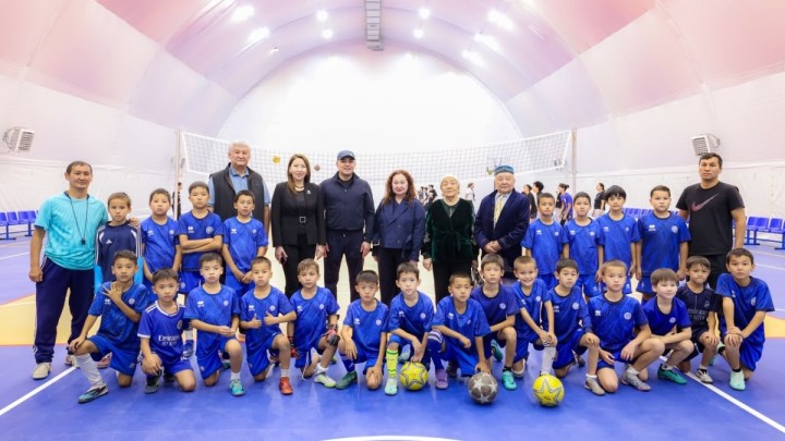 Екі жаңа модульді спорт залы ашылды