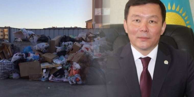 Балуан әкім «мусорды» жеңе алмай жүр