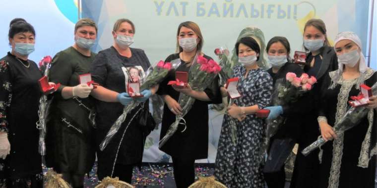 Жезқазғанда көпбалалы аналар үйлі болды