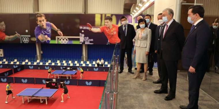 Қ.Тоқаев: Үстел теннисі жеңіске жетеріне үміттімін