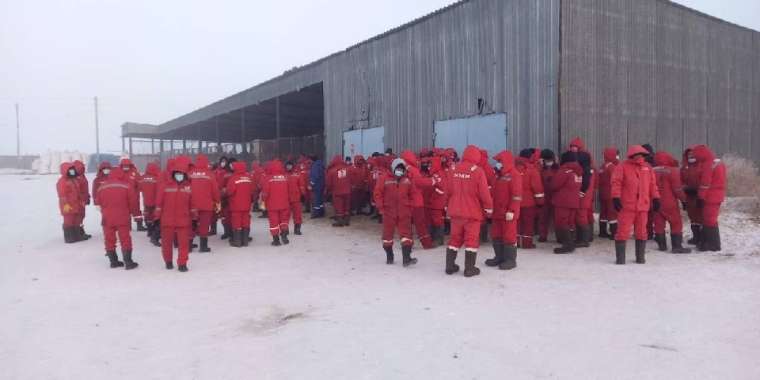 Мұнайшылар аштық жариялады