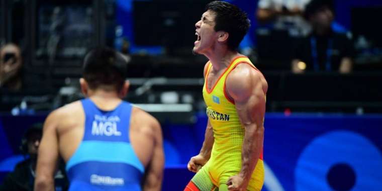 Қазақ балуандары жеті алтын алды