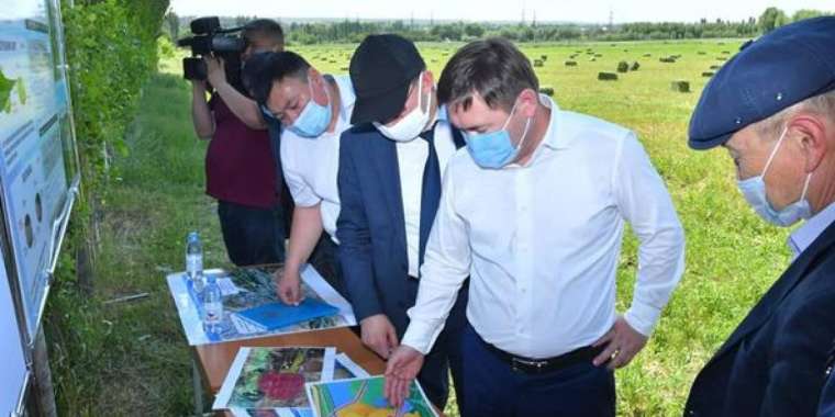 Шымкент Қаласының әкімі Бадам тұрғындарымен жүздесті