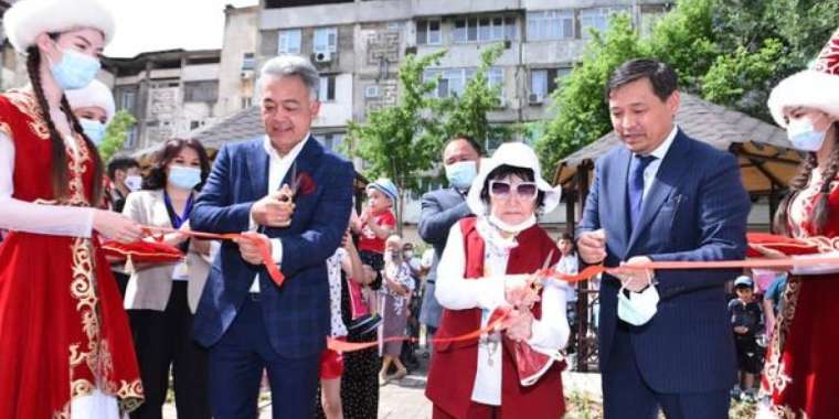 Шымқалада екі спорт алаңы ашылды