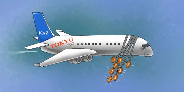 Карикатура сөйлесін: Олимпиададан оралғанда