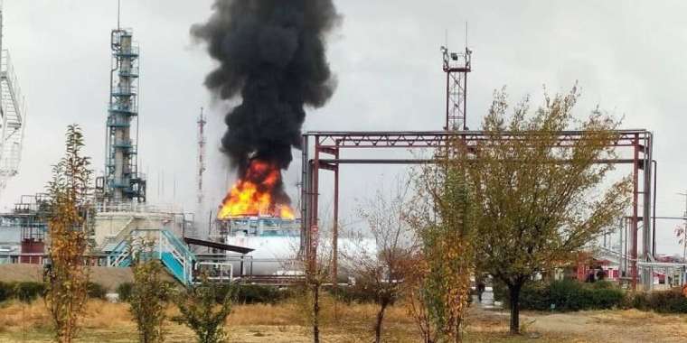 Жамбыл облысында газ өңдеу зауыты өртенді