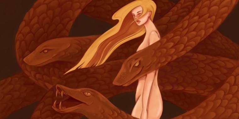 Тіл біткен жыландар