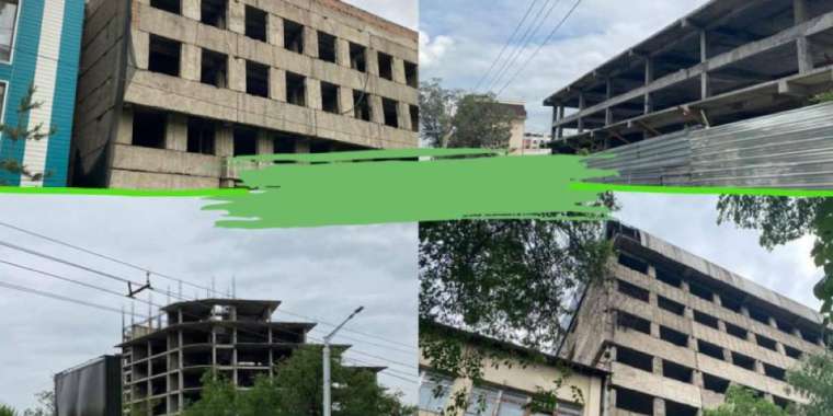 Сәулетті Қазақстан: Алматының 40 жылдық қаңқалары