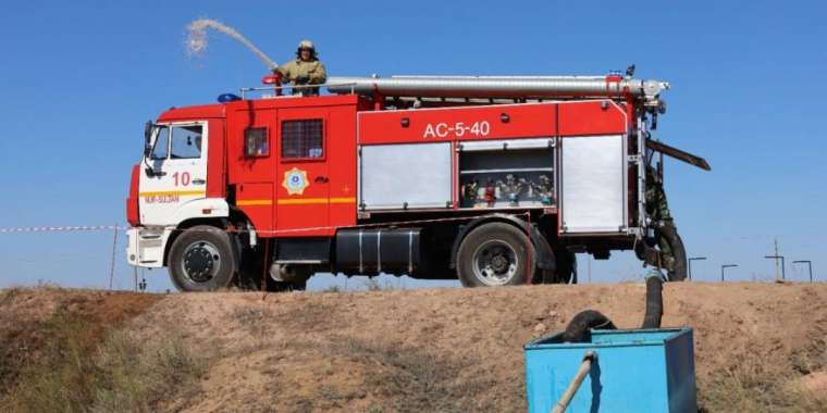 Өрт сөндіру көлігін жүргізе білу де - өнер