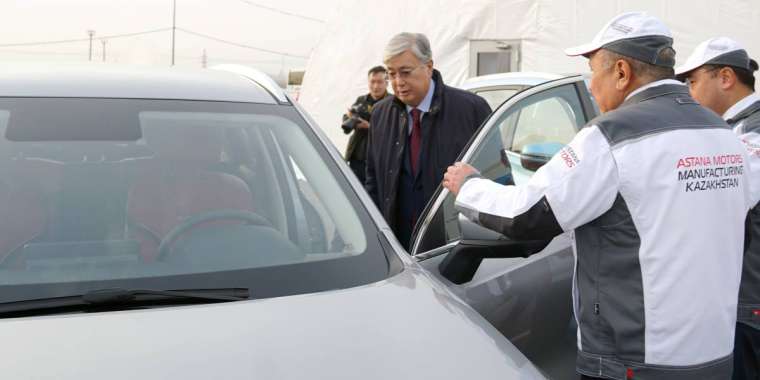 Алматыда көлік зауытының іргетасы қаланды