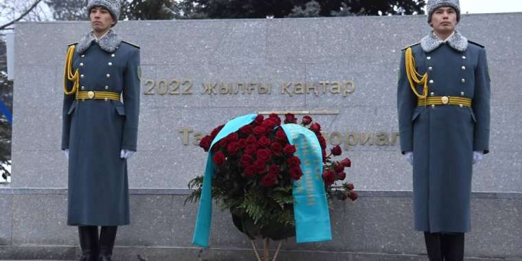 Алматыда Қаңтар құрбандарына арналған мемориал ашылды