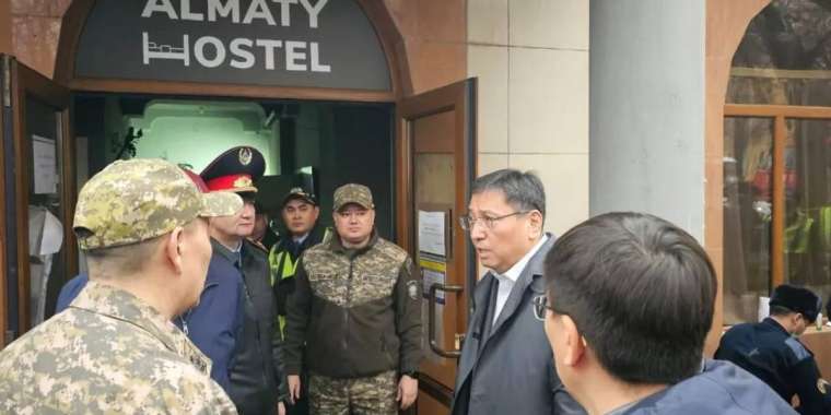 Хостелде шыққан өрт. Алматы әкімі Досаев пікір білдірді