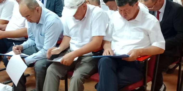 Түркістан өңіріндегі сайлау учаскелеріндегі жағдай талданды