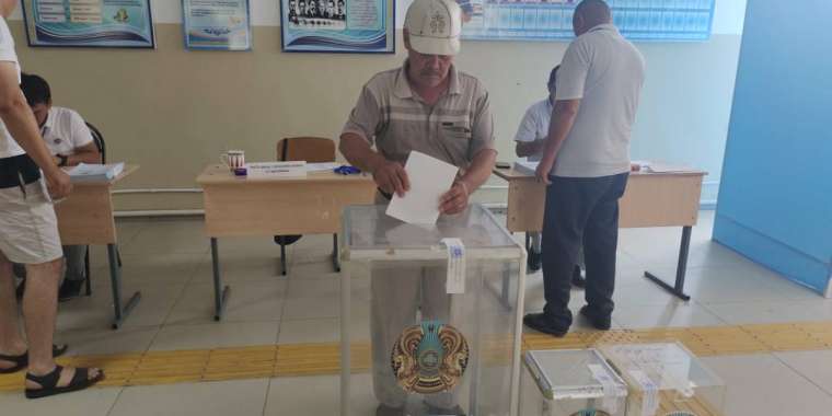 Түркістан облысының бірлік ауылында әкім сайлауы өтті  