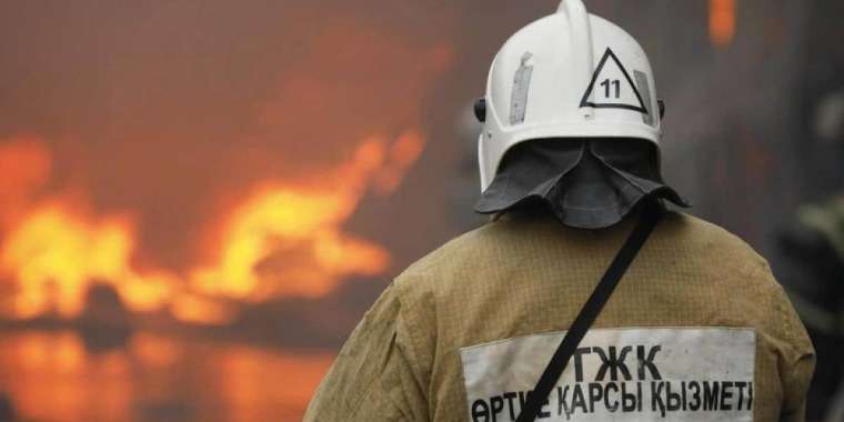 Астанадағы бір қабатты бокстан шыққан өрт сөндірілді