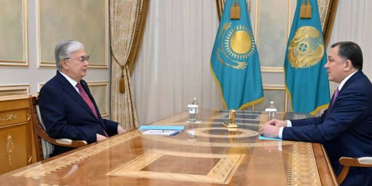 Президент Маңғыстау облысының әкімі Нұрлан Ноғаевты қабылдады