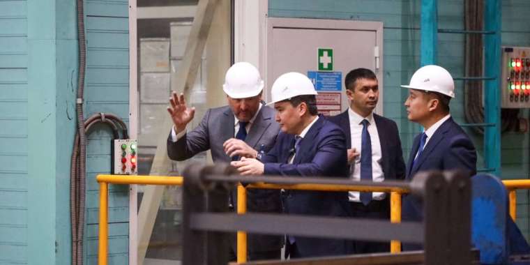 Олжас Бектенов  Екібастұз ЖЭО-на барды