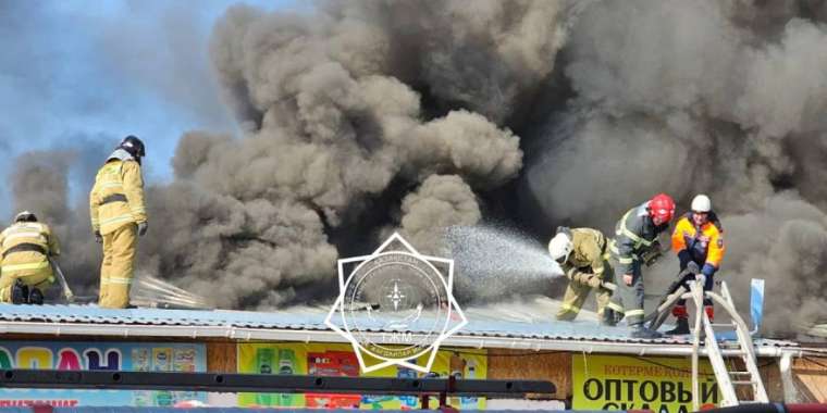 Таразда «Омар ата» базарынан шыққан өрттің себебі анықталды