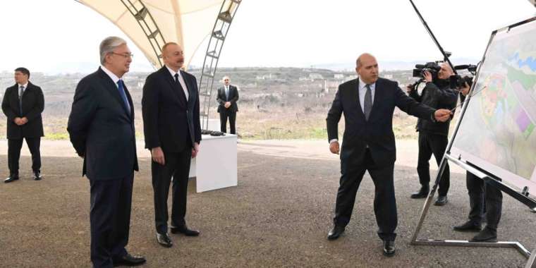 Қазақстан мен Әзербайжан президенттері Физули қаласын дамыту жоспарымен танысты