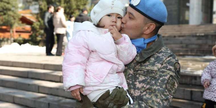 Қазақстандық әскерилер Таяу Шығысқа аттанды (ФОТО)