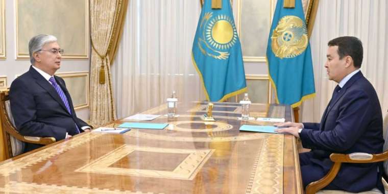 Тоқаев кеше ғана жаңа лауазым иеленген Әлихан Смайыловты қабылдады