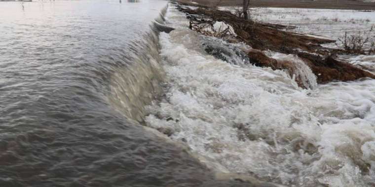 БҚО ТЖД Ирикла су қоймасынан өңірге келетін ағын сейілгенін мәлімдеді
