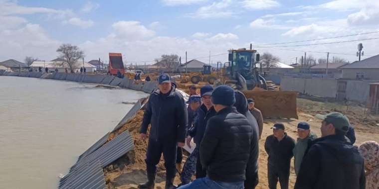 Атырау облысындағы Жем өзенінде су деңгейі төмендей бастады