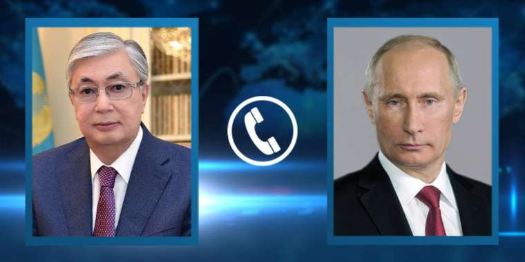 Тоқаев Путинмен екі елдің шекаралас аймақтарындағы су тасқыны жағдайын талқылады