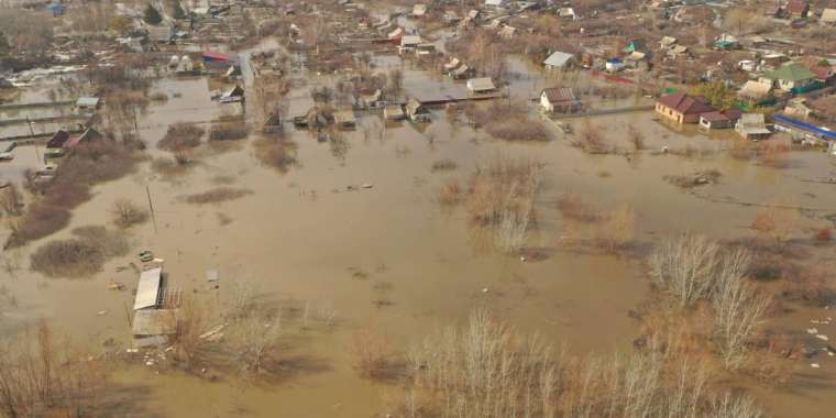 Жайық өзенінің Ресейдегі су деңгейі қауіпті шектен асып кетті
