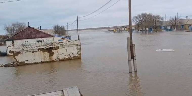 Қостанай облысы: Торғай өзенінің деңгейі тағы көтеріліп жатыр