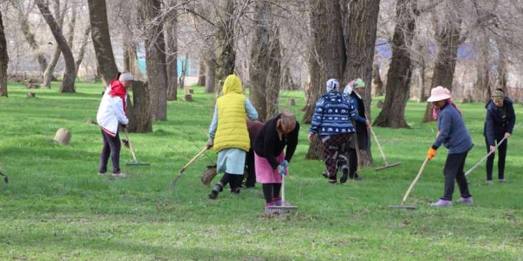 «Таза Қазақстан»: Жамбыл облысы Жуалы ауданы да акцияға белсенді қатысып жатыр
