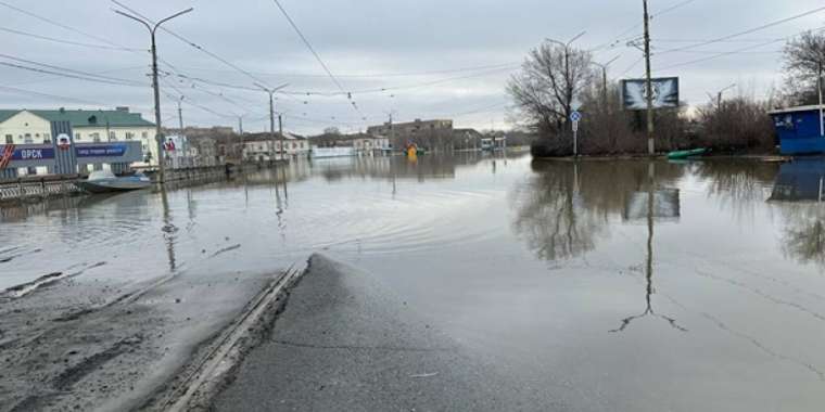 Орынбор маңындағы Жайық өзенінде су деңгейі 1054 см-ге дейін көтерілді