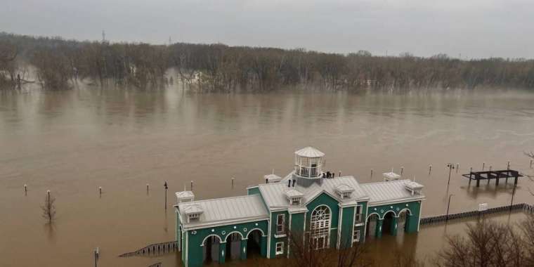 Орынбордағы су тасқыны: барлық су Жайыққа 5-6 күнде жетеді