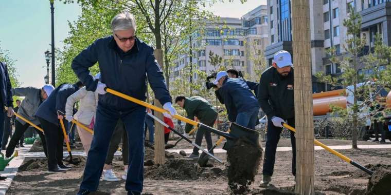 «Туған жерімізді таза ұстауымыз керек»: Президент сенбілікке қатысты