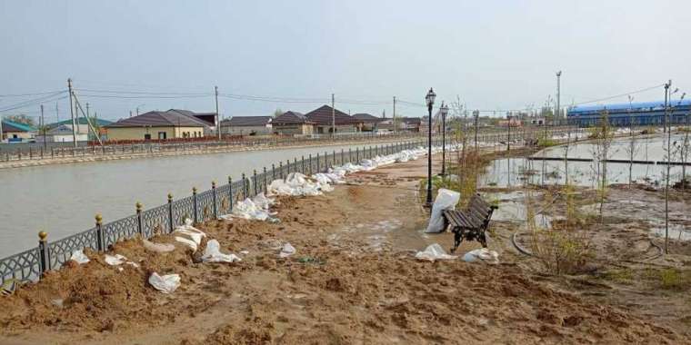 Құлсарыда 300-ден астам үй су астында қалған