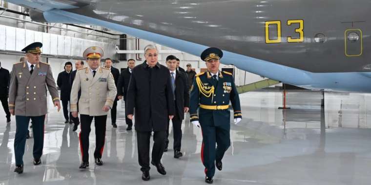 Тоқаев Ұлттық ұлан авиабазасының ашылу рәсіміне қатысты