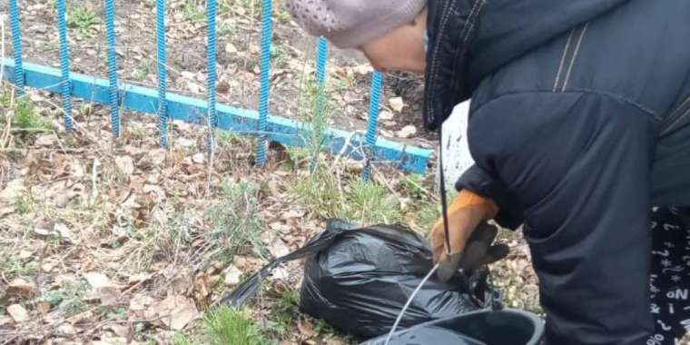 Ұзынкөлде 1400 ағаш отырғызылды