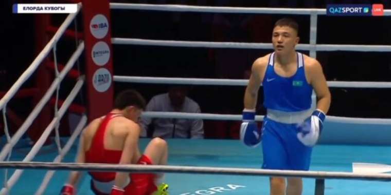 Өзбекстаннан келген қазақ баласы «Elorda Cup» турнирін нокдаунмен бастады