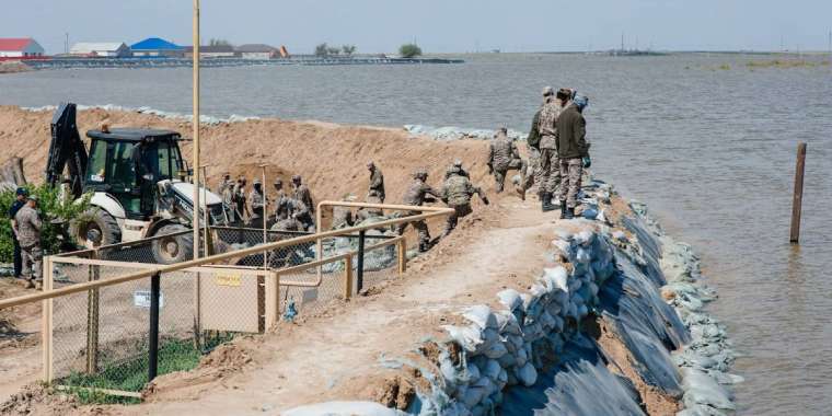 Атырау облысындағы Жайық өзеніндегі су деңгейі бойынша  мәлімет