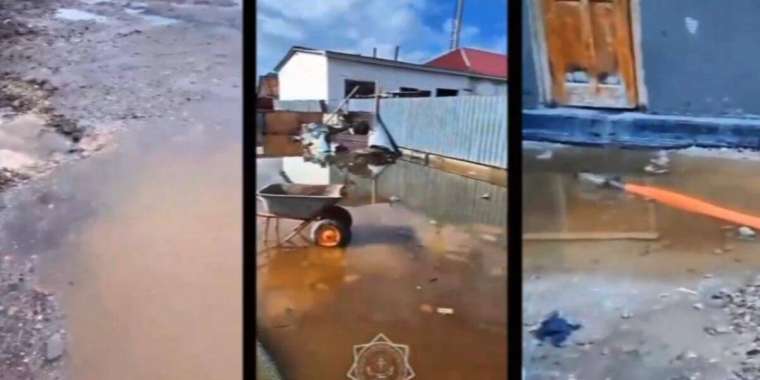 Астана іргесіндегі ауылда үйлер мен аулаларды су басты