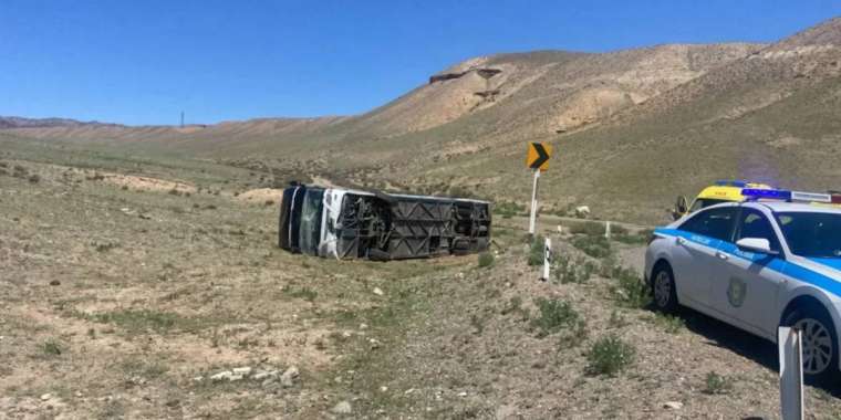 Алматы облысындағы автобус апаты: Жүргізуші қамауға алынды