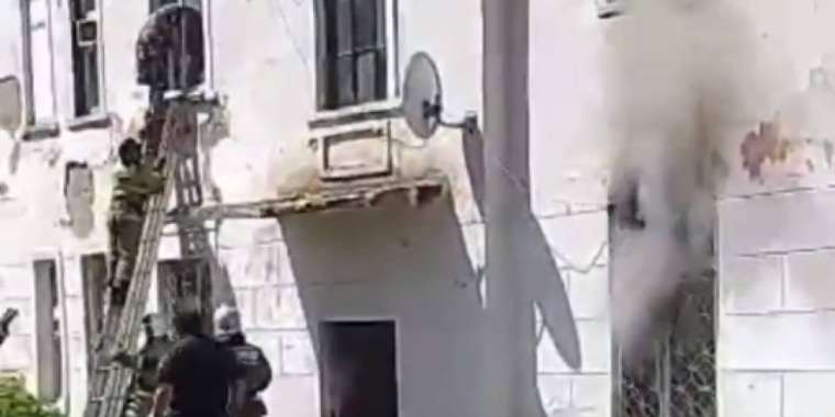 Ақмола облысында 4 адам өрттен құтқарылды (ВИДЕО)