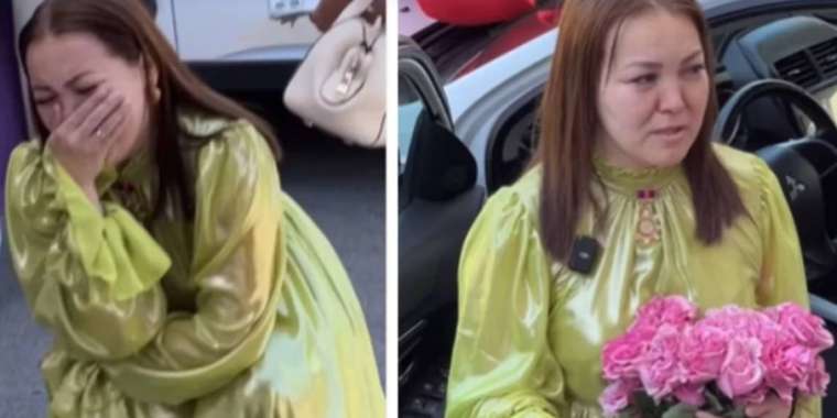 «Көлігінің жоқ екенін айтқан». Белгілі дизайнер актриса Жұлдызай Дүйсенбиеваға көлік сыйлады