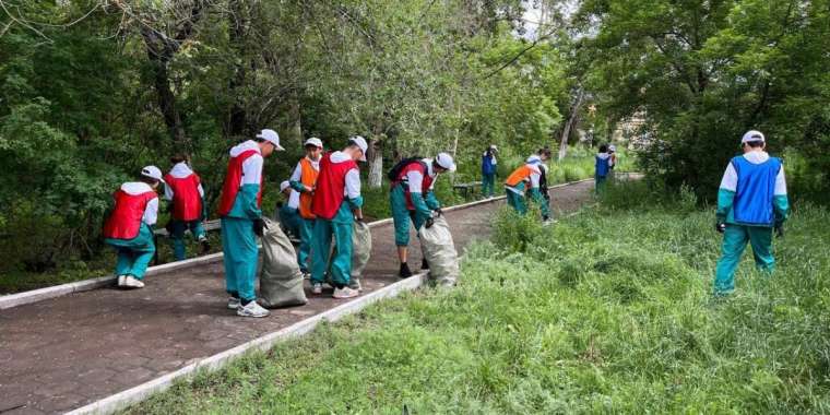 «Таза Қазақстан»: Қарағанды облысында экологиялық квест өтті