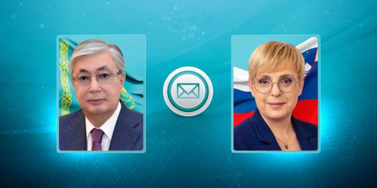 Тоқаев президент Наташа Пирц Мусарды Словенияның Ұлттық күнімен құттықтады